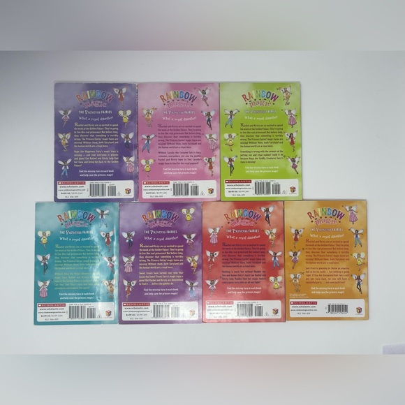 RAINBOW MAGIC FAIRIES: PRINCESS FAIRIES: Books 1-7 Set/Lot (Daisy Meadows) - Picture 2 of 4